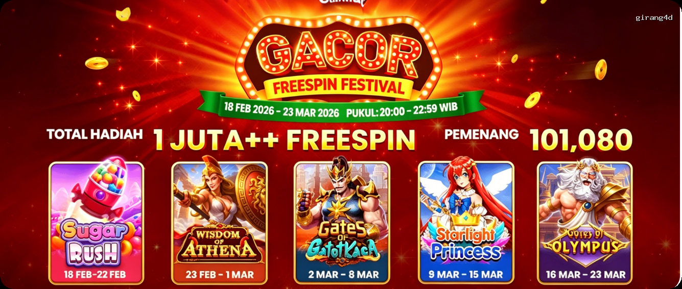 Login girang4d Sekarang Bonus Melimpah